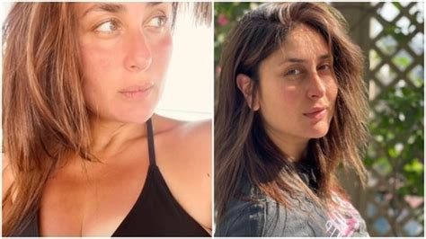 sexy kareena|Beach bum Kareena Kapoor looks super hot in black bikini,。